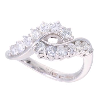 18ct White Gold 1.25ct Fancy Diamond Ring