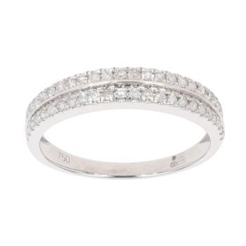 18ct White Gold Fancy 0.25ct Diamond Ring