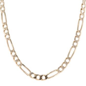 9ct Yellow Gold Figaro Chain 22"
