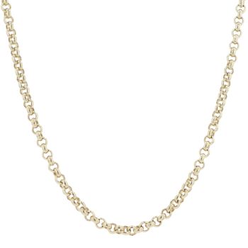 9ct Yellow Gold Belcher Chain 18"