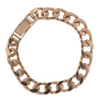 9ct Yellow Gold Curb Bracelet 8"
