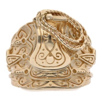 9ct Yellow Gold Saddle Ring