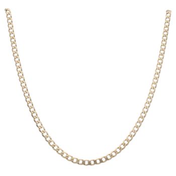 9ct Yellow Gold Curb Chain 20"