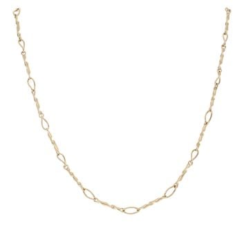 9ct Yellow Gold Fancy Chain 18"