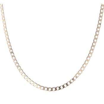 9ct Yellow Gold Curb Chain 18"