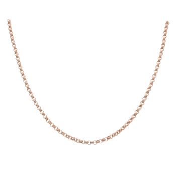 9ct Rose Gold Belcher Chain 24"