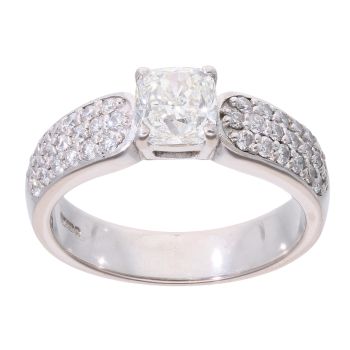 18ct White Gold 1.75ct Diamond Ring