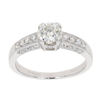 18ct White Gold 1.00ct Diamond Solitaire Ring