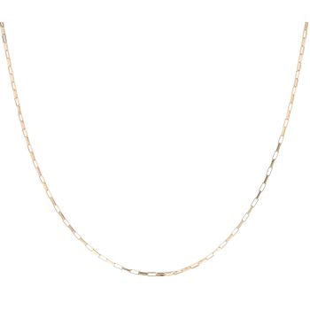 9ct Yellow Gold Square Belcher Chain 16"