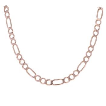9ct Yellow Gold Figaro Chain 24"