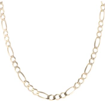 9ct Yellow Gold Figaro Chain 22"