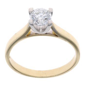 18ct Yellow Gold 0.70ct Diamond Solitaire Ring