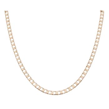 9ct Yellow Gold Curb Chain 18"
