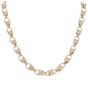 9ct Yellow Gold Tulip Chain 30"