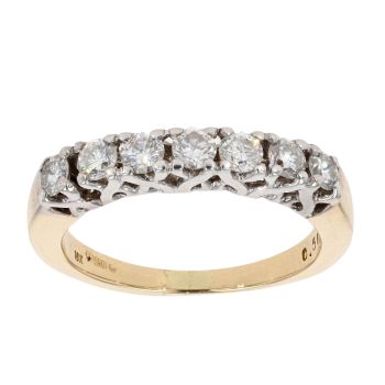 18ct Yellow Gold 0.50ct Diamond Eternity Ring