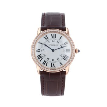 Cartier Custom Ronde Solo Pre Owned Watch Ref 3602
