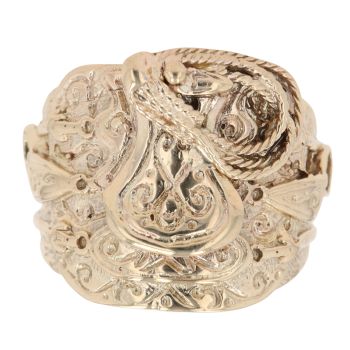 9ct Yellow Gold Saddle Ring