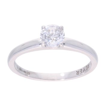 18ct White Gold 0.56ct Diamond Solitaire Ring