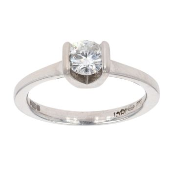 18ct White Gold 0.50ct Diamond Solitaire Ring