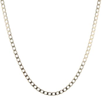 9ct Yellow Gold Curb Chain 18"