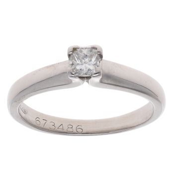18ct White Gold 0.25ct Diamond Solitaire Ring