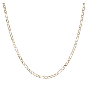 9ct Yellow Gold Figaro Chain 22"