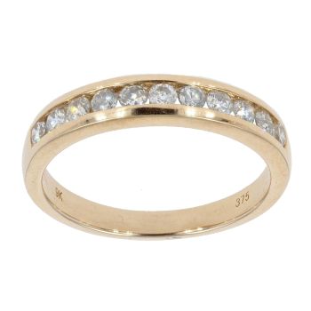 9ct Yellow Gold 0.49ct Diamond Eternity Ring by Anya Belle
