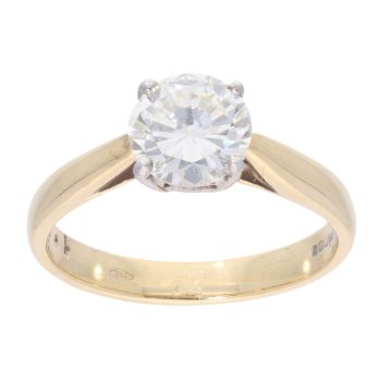 18ct Yellow Gold 1.01ct Diamond Solitaire Ring