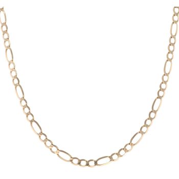 9ct Yellow Gold Figaro Chain 22"