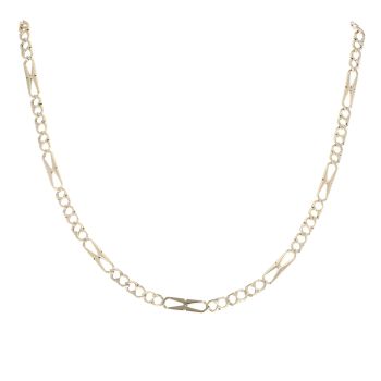 9ct Yellow Gold Fancy Chain 18"