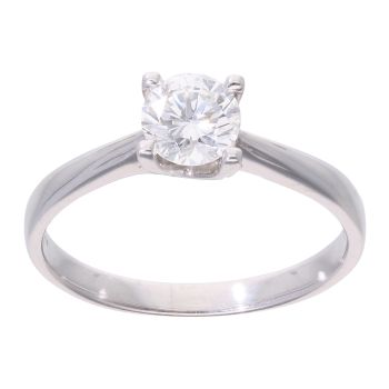 18ct White Gold 0.73ct Diamond Solitaire Ring