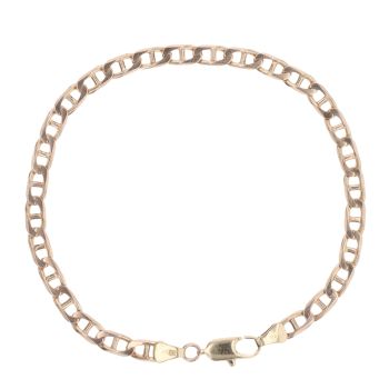 9ct Yellow Gold Anchor Bracelet 7.5"