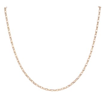 9ct Yellow Gold Belcher Chain 18"