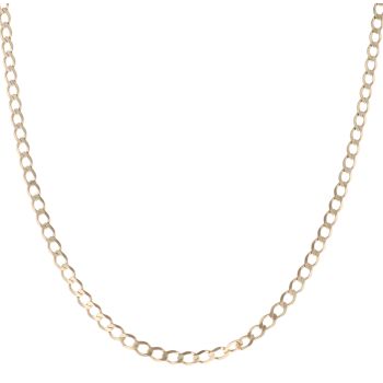 9ct Yellow Gold Curb Chain 24"