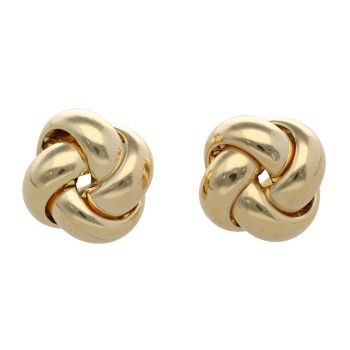 9ct Yellow Gold Knot Stud Earrings
