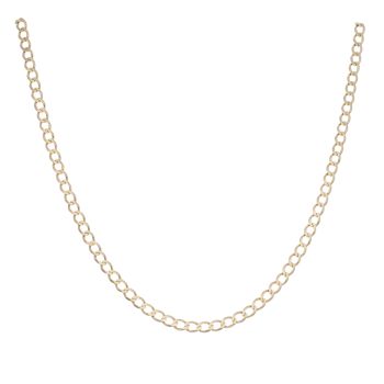 9ct Yellow Gold Curb Chain 18"