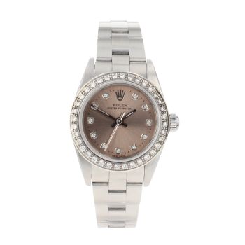 Rolex Custom Oyster Perpetual Pre Owned Watch Ref 76030