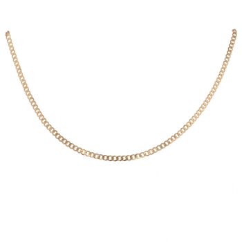 9ct Yellow Gold Curb 18" Chain