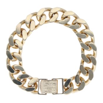 9ct Yellow Gold Curb Bracelet 7.5"