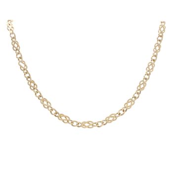 9ct Yellow Gold Celtic Knots Chain 20"