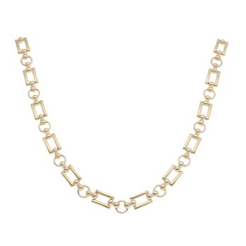 9ct Yellow Gold Fancy Chain 16"