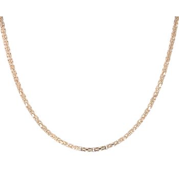 9ct Yellow Gold Byzantine Chain 16"