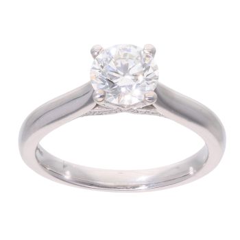 Platinum 1.10ct Diamond Solitaire Ring