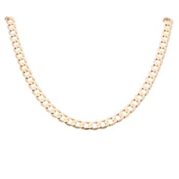 9ct Yellow Gold Curb Chain 20"