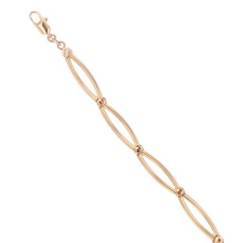 9ct Yellow Gold Fancy Bracelet 7"