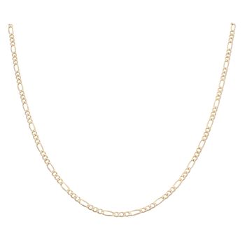 9ct Yellow Gold Figaro Chain 18"