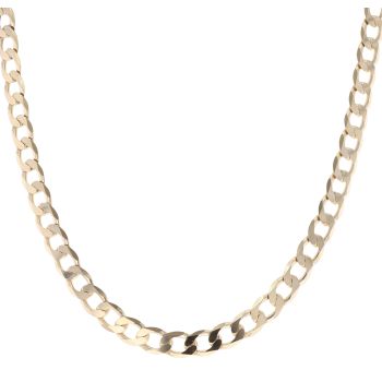 9ct Yellow Gold Curb Chain 20"