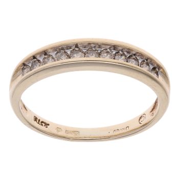 9ct Yellow Gold 0.20ct Diamond Eternity Ring