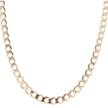 9ct Yellow Gold Curb Chain 24"