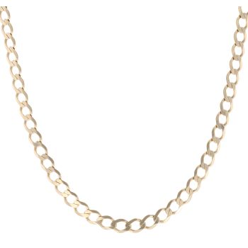 9ct Yellow Gold Curb Chain 20"